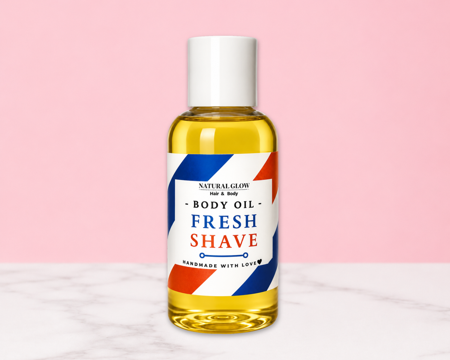 fresh shave moisturizing body oil by Natural Glow Hair & Body