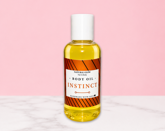 mens moisturizing body oil by Natural Glow Hair & Body