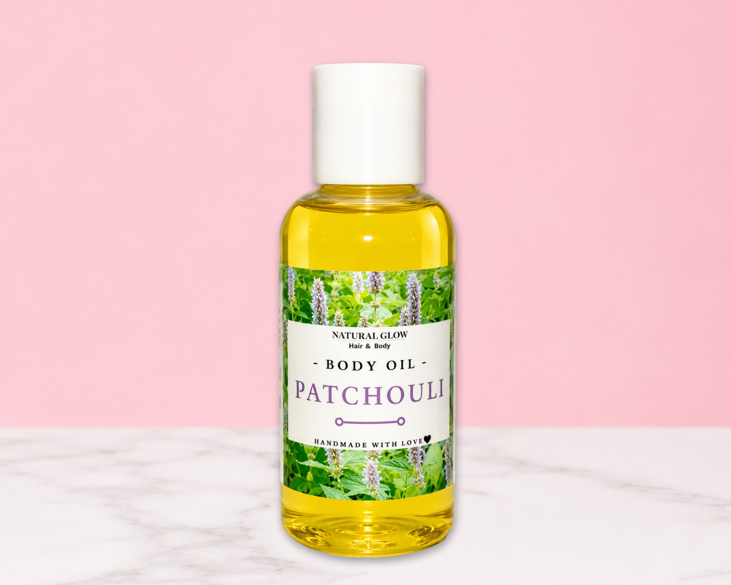 patchouli moisturizing body oil by Natural Glow Hair & Body