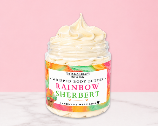 rainbow sherbert whipped body butter
