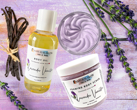 Lavender vanilla bodycare gift set